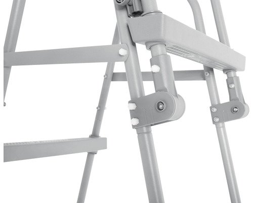 Detailansicht einer Klapptrittleiter