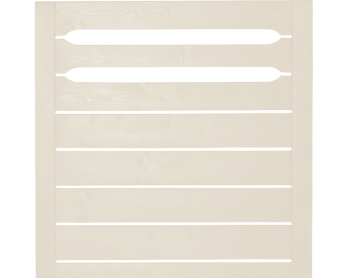 Holztür mit Lamellen