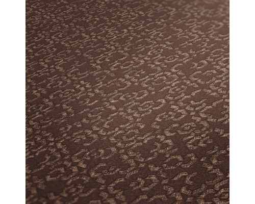 Gros plan d''un papier peint en vinyle marron avec motif