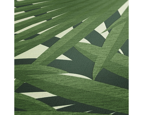 Papier peint à motif de feuilles vertes