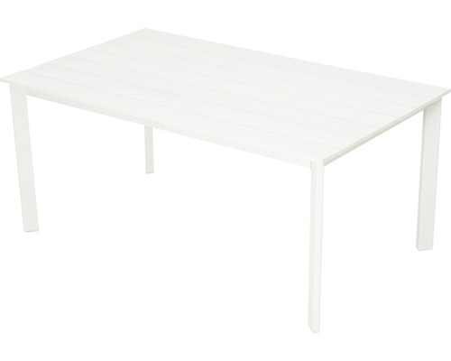 Table de jardin rectangulaire en bois