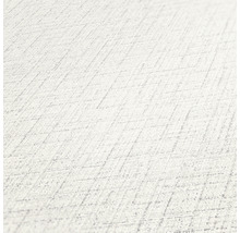 Gros plan d''un papier peint intissé blanc avec une structure discrète.