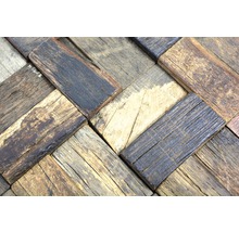 Gros plan d''un motif de carreaux de bois