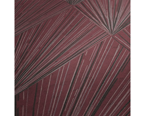 Tapete mit geometrischem Strahlenmuster