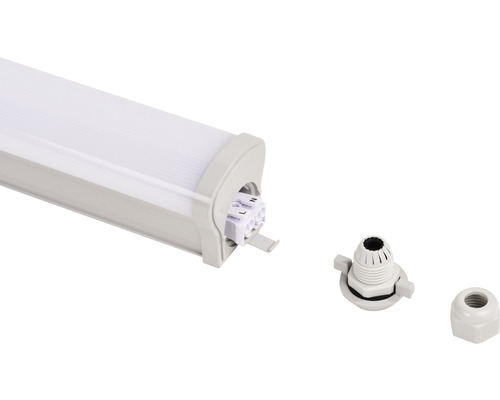 LED-Feuchtraumleuchte mit Anschlussdose