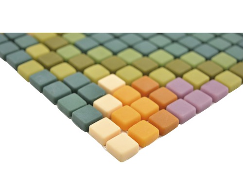 Tapis de carreaux de mosaïque avec pierres carrées