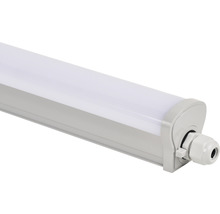 Réglette fluorescente LED pour pièce humide IP65 1x38W 5100 lm 4000 K blanc neutre Lxh 1158x54 mm