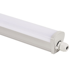 Réglette fluorescente LED pour pièce humide IP65 1x48W 6100 lm 4000 K blanc neutre Lxh 1525x54 mm