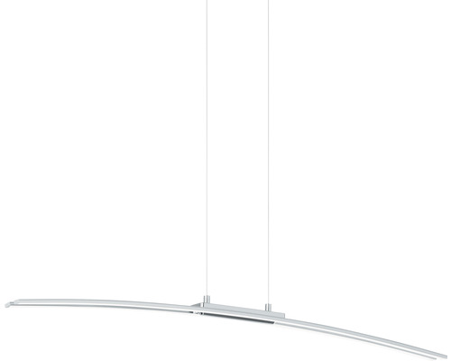 Moderne LED-Hängeleuchte mit geschwungenem Design