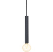 Suspension avec abat-jour cylindrique et ampoule