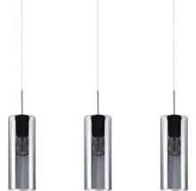 Luminaire suspendu à trois lampes avec abat-jour cylindriques