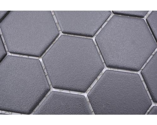Gros plan de carreaux hexagonaux