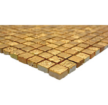 Natursteinmosaik XAM 47 30x30 cm Gold