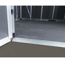 Abri de jardin Palram – Canopia Yukon 11x13 avec toit en polycarbonate et plancher 333 x 396 cm gris