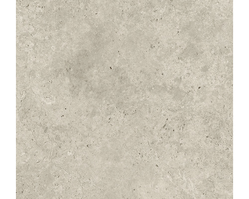 Nahaufnahme einer hellen Bodenfliese mit unregelmäßiger Textur.