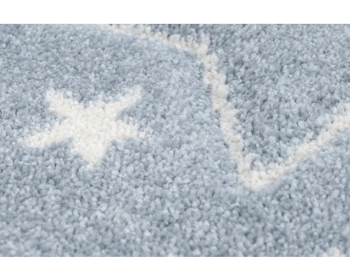 Nahaufnahme eines Teppichs mit Sternmuster