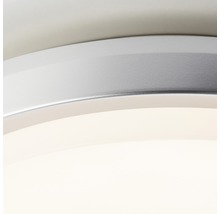 LED Außendeckenleuchte IP65 12W 1600 lm 3000 K warmweiß HxØ 48x280 mm Devora silber/weiß Kunststoff-thumb-7
