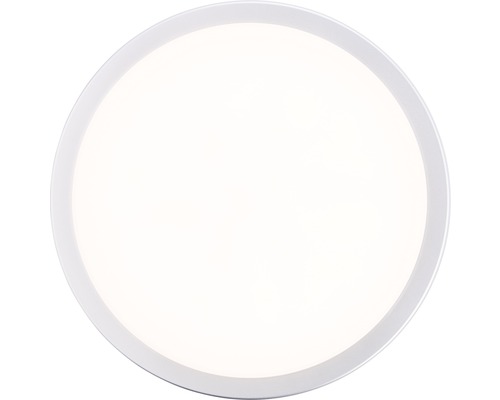 Plafonnier rond avec cadre blanc