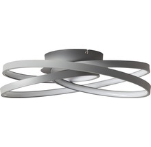 Plafonnier LED 42W 4775 lm 3000 K HxØ 11,5x39,5 cm Labyrinth gris