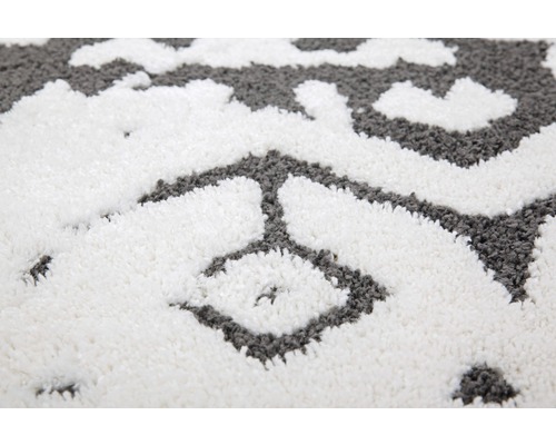 Vue détaillée d''un tapis à motif géométrique