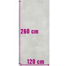 Produktabmessungen: 260 cm Höhe, 120 cm Breite