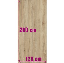 XXL Feinsteinzeug Wand- und Bodenfliese Count Cedar 120x260 cm-thumb-0