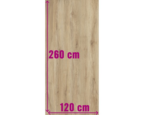 Carrelage sol et mur en grès cérame fin XXL Count Cedar 120x260 cm