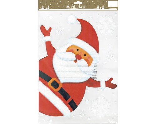 Autocollant de fenêtre Père Noël