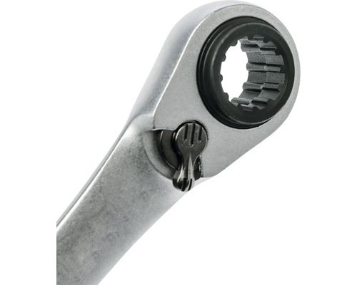 Vue détaillée d''un cliquet avec levier de commutation