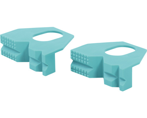 Deux cornières de protection d''angle en plastique