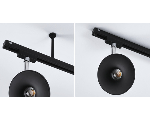 Schienensystemleuchte mit runder Form für die Deckenmontage