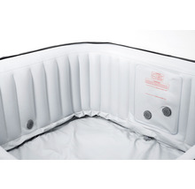 Spa gonflable M Spa SOHO Plug & Play avec système de filtre, technologie de désinfection, ventilateur de spa, système automatique d'arrêt/de veille et fonction minuterie noir-blanc-thumb-13