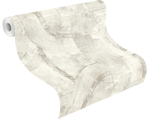 Rouleau de papier peint avec motif de cercles et de lignes