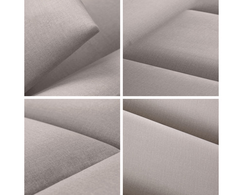 Nahaufnahme eines gepolsterten Möbelstücks mit Stoffbezug