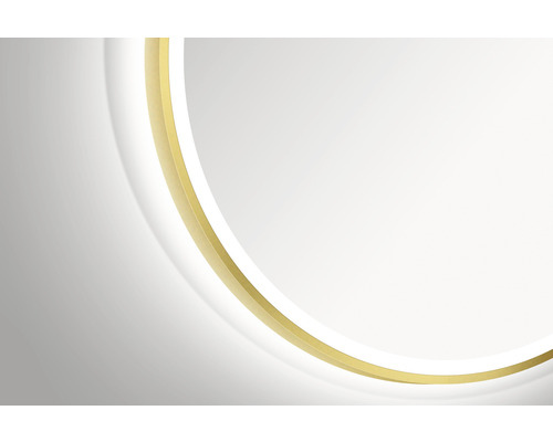 Design abstrait avec bordure dorée et surface blanche