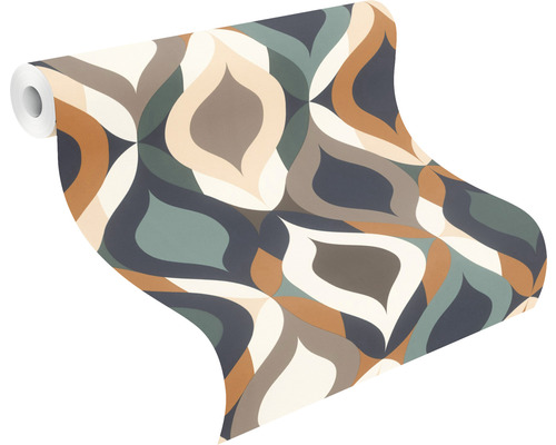 Tapetenrolle mit grafischem Muster