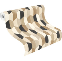 Tapetenrolle mit geometrischem Muster