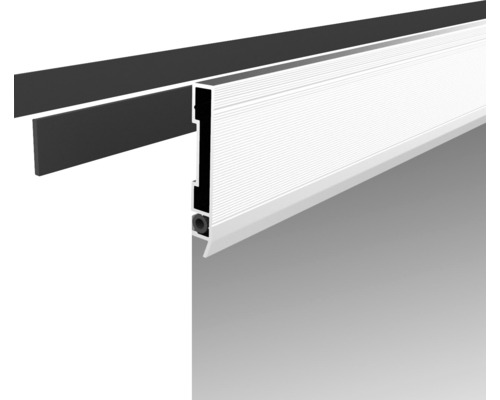 Türdichtungsprofil mit Bürstendichtung und Abdeckprofil