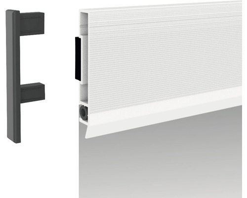 Sockelleistenprofil mit Befestigungsclip