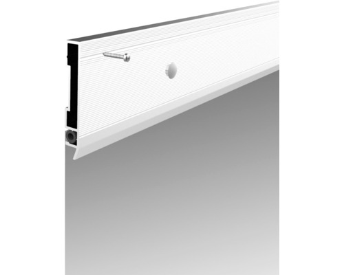 Türdichtungsprofil aus Aluminium mit Schraube