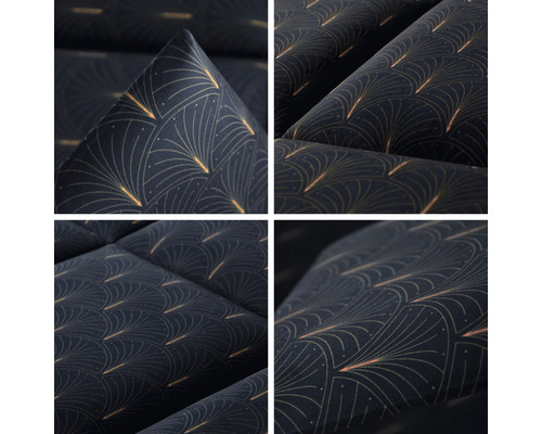 Gros plan d''un textile à motif d''éventail