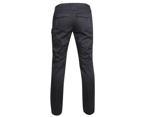 Pantalon de travail noir avec poches arrière