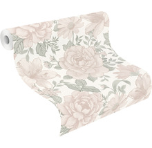 Rouleau de papier peint à motif floral
