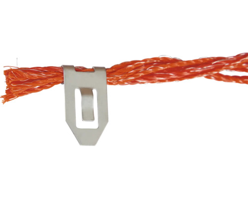 Corde à linge avec pince à linge en métal