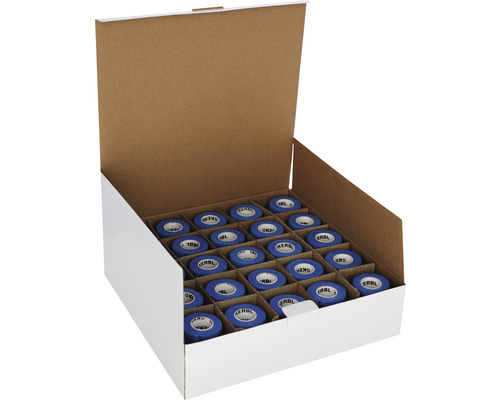 Boîte de ruban isolant bleu