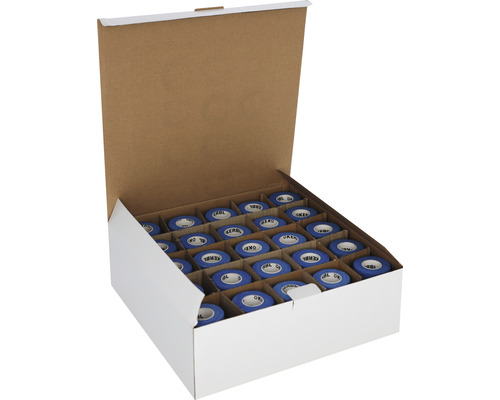 Carton avec rouleaux de bande d''étanchéité