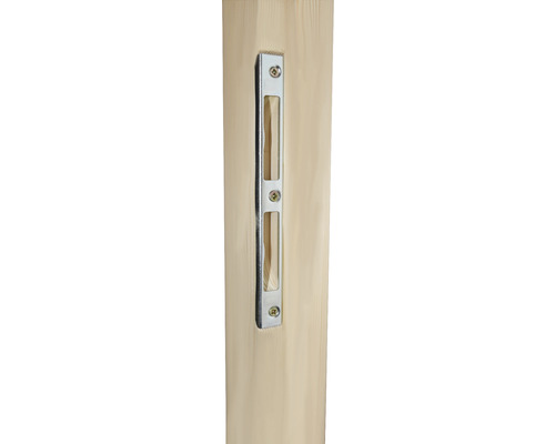 Panneau de porte en bois avec boîtier de serrure