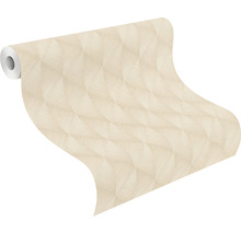 Papier peint intissé 687927 Tropical House géométrique crème