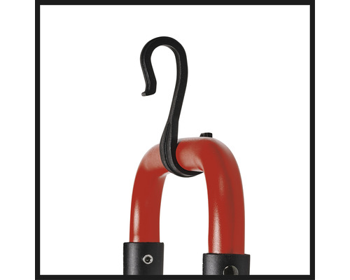 Vue détaillée d''un support à outils avec crochet