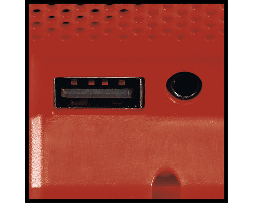 Gros plan d'un port USB et d'une prise casque